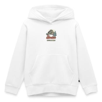 Bergabenteuer und Outdoor-Stil - Kinder Premium Organic Hoodie - Weiß - Vorne - AI Model Kid Female (0cm)