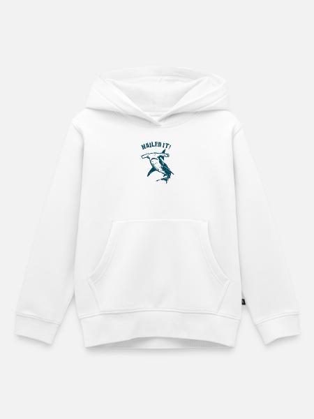 Nailed it - Hammerhead - Kinder Premium Organic Hoodie - Weiß