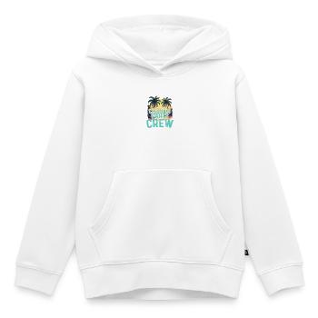 Équipe de fête en Croatie - Sweat Premium à capuche enfant bio - blanc - Devant - AI Model Kid Female (0cm)
