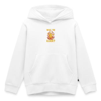 Farmer Rooster Flock Poultry Chicken - Kinder Premium Organic Hoodie - Weiß - Vorne - AI Model Kid Female (0cm)