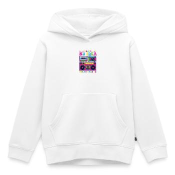 No Idea What This Is 80s Party Humor - Kids Premium Organic Hoodie - white - Front - AI Model Kid Female (0cm)