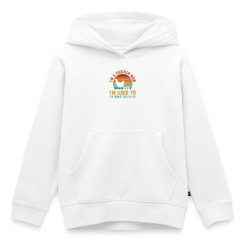 Chicken Mom Mother Rooster Flock Poultry Farmer - Kinder Premium Organic Hoodie - Weiß - Vorne - AI Model Kid Female (0cm)