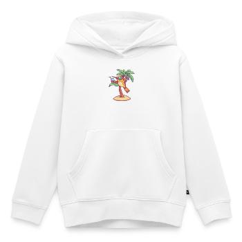 Kolibri Vogel Sommer Urlaub - Kinder Premium Organic Hoodie - Weiß - Vorne - AI Model Kid Female (0cm)