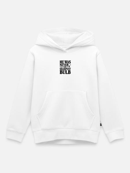 Er war nie der schärfste Kerl - Kinder Premium Organic Hoodie - Weiß