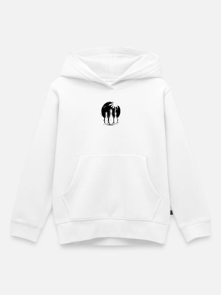 Bowling - Kinder Premium Organic Hoodie - Weiß
