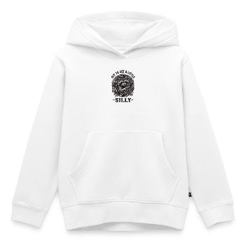 Off To Get A Little Silly - Kids Premium Organic Hoodie - white - Front - AI Model Kid Female (0cm)