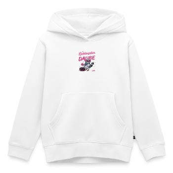 Stocksport Daube Witzig fuer Stockschuetzinnen - Kinder Premium Organic Hoodie - Weiß - Vorne - AI Model Kid Female (0cm)