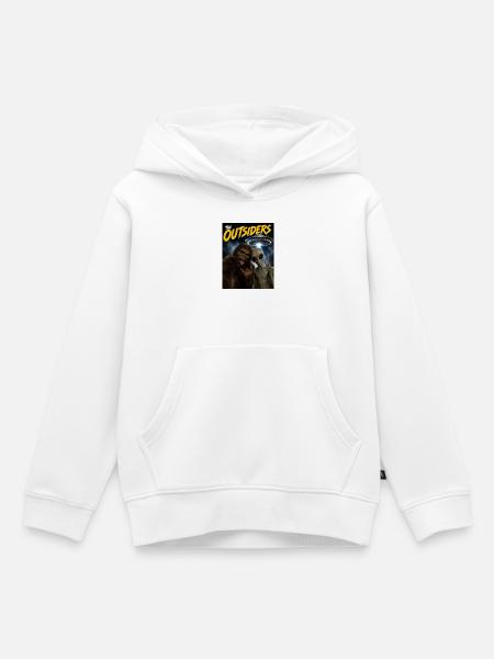 Monsters United: Nachtflug - Kinder Premium Organic Hoodie - Weiß