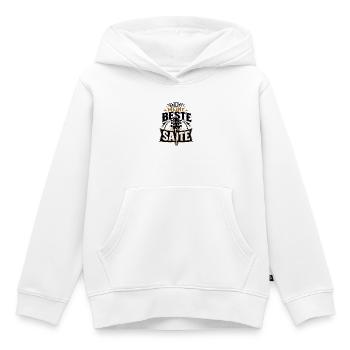 Gitarre - Das ist meine beste Saite - Kinder Premium Organic Hoodie - Weiß - Vorne - AI Model Kid Female (0cm)