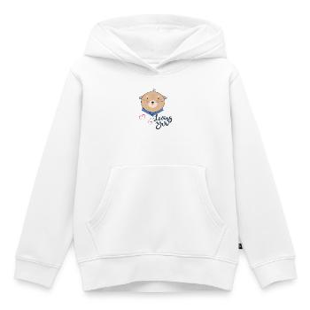 Teddybär - Kinder Premium Organic Hoodie - Weiß - Vorne - AI Model Kid Female (0cm)