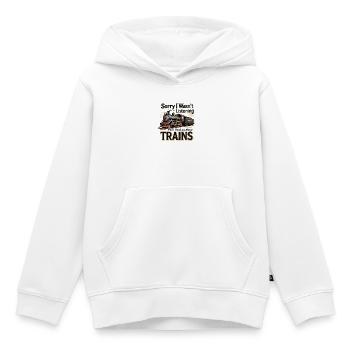 Train Dic Conception de locomotive - Sweat Premium à capuche enfant bio - blanc - Devant - AI Model Kid Female (0cm)