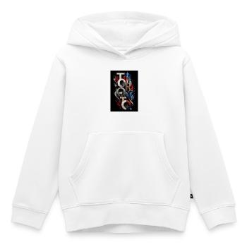 Typographie urbaine de Toronto - Sweat Premium à capuche enfant bio - blanc - Devant - AI Model Kid Female (0cm)