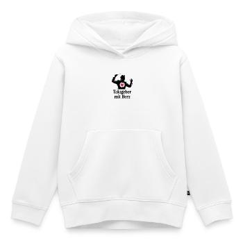 Taktgeber mit Herz für Chorleiter und Dirigent - Kinder Premium Organic Hoodie - Weiß - Vorne - AI Model Kid Female (0cm)