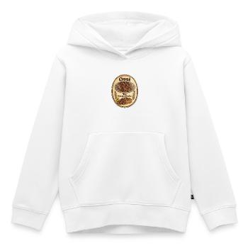 Ossi Knusperflocken Label - Kinder Premium Organic Hoodie - Weiß - Vorne - AI Model Kid Female (0cm)