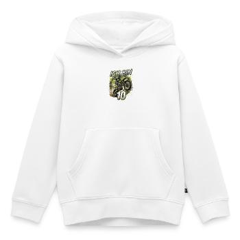 Ich bin 10 Motocross - Kinder Premium Organic Hoodie - Weiß - Vorne - AI Model Kid Female (0cm)