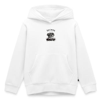 Jimothy Équipe Drôle de Raton Laveur Viral Jimothy - Sweat Premium à capuche enfant bio - blanc - Devant - AI Model Kid Female (0cm)