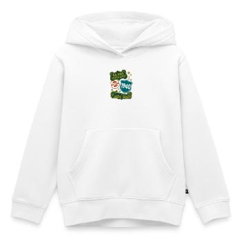 86 Ans Millésime 1940 Edition Limitée Anniversaire - Sweat Premium à capuche enfant bio - blanc - Devant - AI Model Kid Female (0cm)