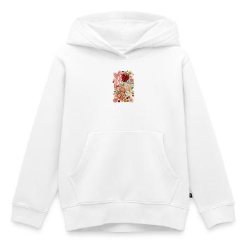 Fraises fraises - Sweat Premium à capuche enfant bio - blanc - Devant - AI Model Kid Female (0cm)