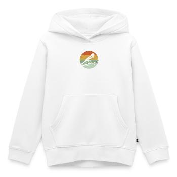 Elster vogel tier - Kinder Premium Organic Hoodie - Weiß - Vorne - AI Model Kid Female (0cm)
