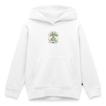 Lehrerin mit Herz! - Kinder Premium Organic Hoodie - Weiß - Vorne - AI Model Kid Female (0cm)