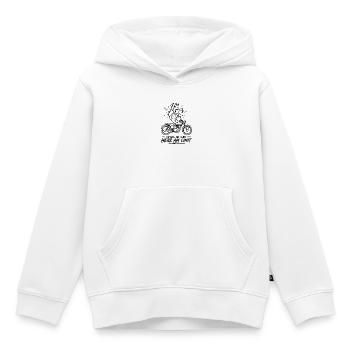 Herz am Limit Motorrad - Kinder Premium Organic Hoodie - Weiß - Vorne - AI Model Kid Female (0cm)