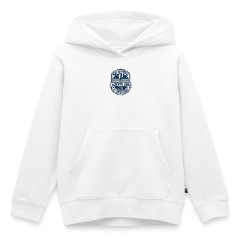 Warum fragen mich die Leute, ob ich eine Hand brau - Kinder Premium Organic Hoodie - Weiß - Vorne - AI Model Kid Female (0cm)