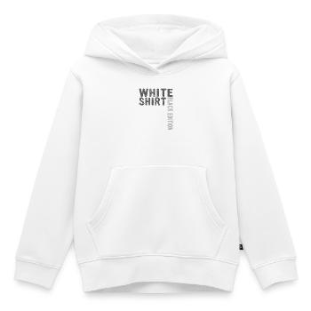 Weißes Shirt Black Edition - Kinder Premium Organic Hoodie - Weiß - Vorne - AI Model Kid Female (0cm)