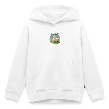 Ei Ei Käpt’n – Lustiges Schaf Design - Kinder Premium Organic Hoodie - Weiß - Vorne - AI Model Kid Female (0cm)