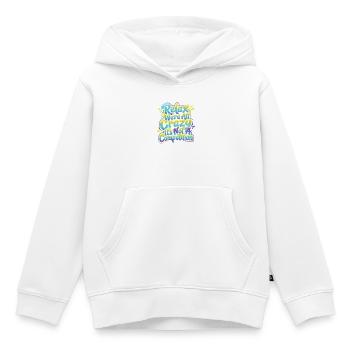 Entspannen Sie Sich, Wir Sind Alle Verrückt - Kinder Premium Organic Hoodie - Weiß - Vorne - AI Model Kid Female (0cm)