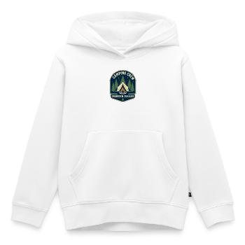 Camping Crew Draußen Zuhause - Kinder Premium Organic Hoodie - Weiß - Vorne - AI Model Kid Female (0cm)