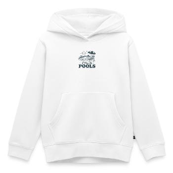 Ich pinkle in Pools - Kinder Premium Organic Hoodie - Weiß - Vorne - AI Model Kid Female (0cm)
