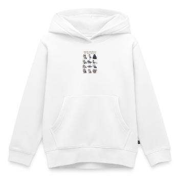  Graue Tiere Der Welt Wildtierdiagramm Wolf Eule - Kinder Premium Organic Hoodie - Weiß - Vorne - AI Model Kid Female (0cm)