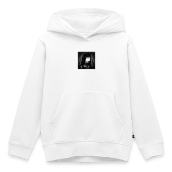 Goth im Nebel - Kinder Premium Organic Hoodie - Weiß - Vorne - AI Model Kid Female (0cm)