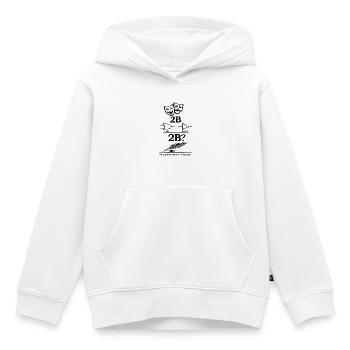 2B OR NOT 2B Logic Gate Mashup - Kids Premium Organic Hoodie - white - Front - AI Model Kid Female (0cm)