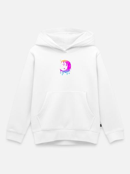 Pastell Gothic - Kinder Premium Organic Hoodie - Weiß