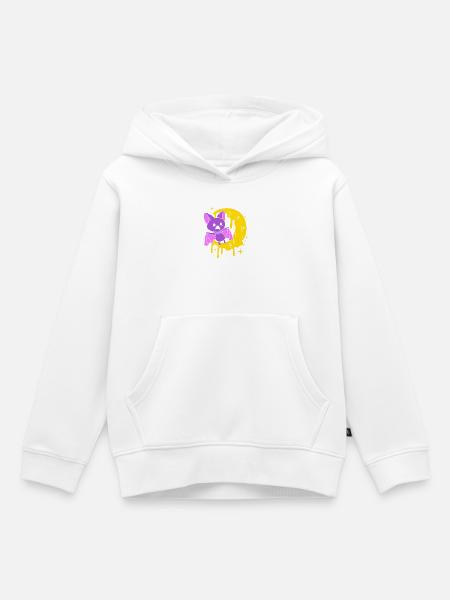 Pastell Gothic - Kinder Premium Organic Hoodie - Weiß