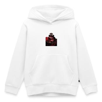 Elegantes Pafum-Motiv - Kinder Premium Organic Hoodie - Weiß - Vorne - AI Model Kid Female (0cm)