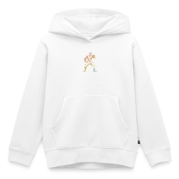 Kickboxer Retro - Kinder Premium Organic Hoodie - Weiß - Vorne - AI Model Kid Female (0cm)