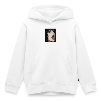 Vampirischer Herzblick - Kinder Premium Organic Hoodie - Weiß - Vorne - AI Model Kid Female (0cm)