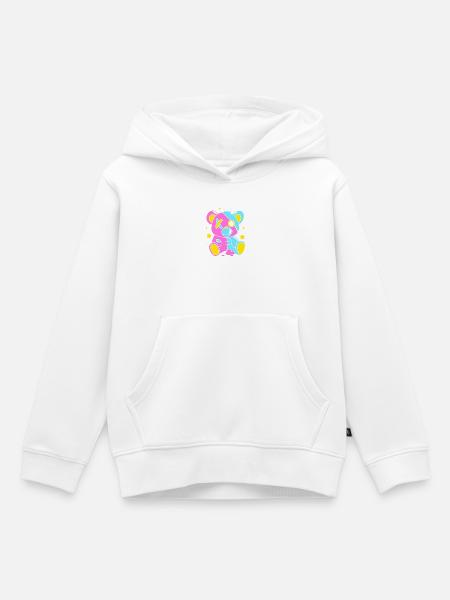 Pastell Gothic - Kinder Premium Organic Hoodie - Weiß