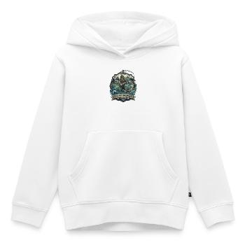 Der Rutengänger: Stille Kraft des Fisches - Kinder Premium Organic Hoodie - Weiß - Vorne - AI Model Kid Female (0cm)