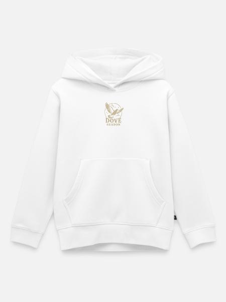 Taubenjagd-Saison: Lustiger Taubenjäger - Kinder Premium Organic Hoodie - Weiß
