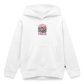 The Evergreen Bloom Paris Plants and French - Kinder Premium Organic Hoodie - Weiß - Vorne - AI Model Kid Female (0cm)