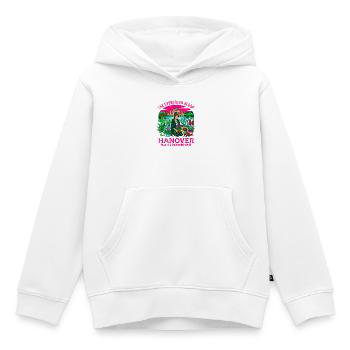 The Evergreen Bloom Hanover Plants Dachshund Lover - Kinder Premium Organic Hoodie - Weiß - Vorne - AI Model Kid Female (0cm)