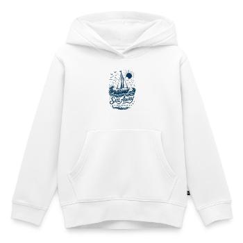 Segelboot und Brise Marine - Kinder Premium Organic Hoodie - Weiß - Vorne - AI Model Kid Female (0cm)