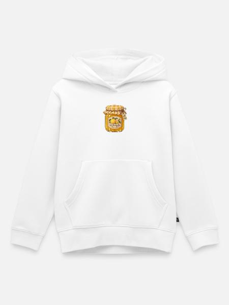 Quitten Gelee - Kinder Premium Organic Hoodie - Weiß