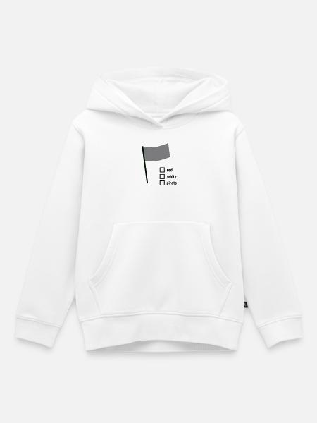 Flag - Kinder Premium Organic Hoodie - Weiß