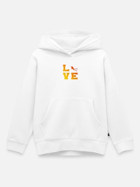 Scuba Diving Geschenkidee für Unterwasserabenteuer - Kinder Premium Organic Hoodie - Weiß