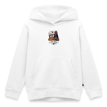 Hunde Halloween Hound Parade - Kinder Premium Organic Hoodie - Weiß - Vorne - AI Model Kid Female (0cm)