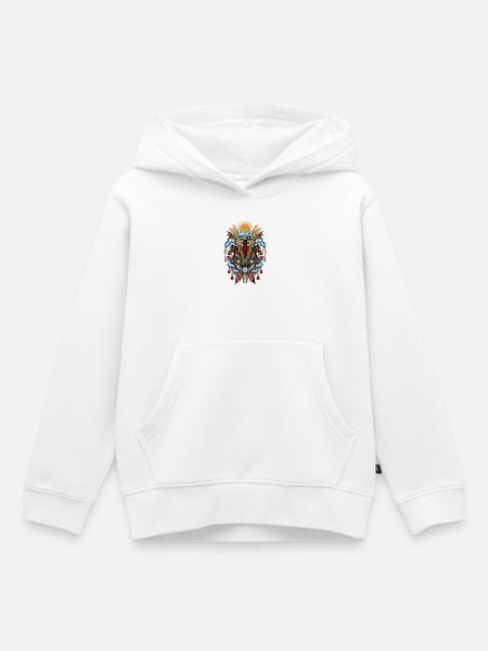Argentinien | Gaucho, Pampa & Mate - Kinder Premium Organic Hoodie - Weiß